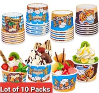 Lot of 10 Packs, HOWAF, Oktoberfest Snack Cup, 4 D