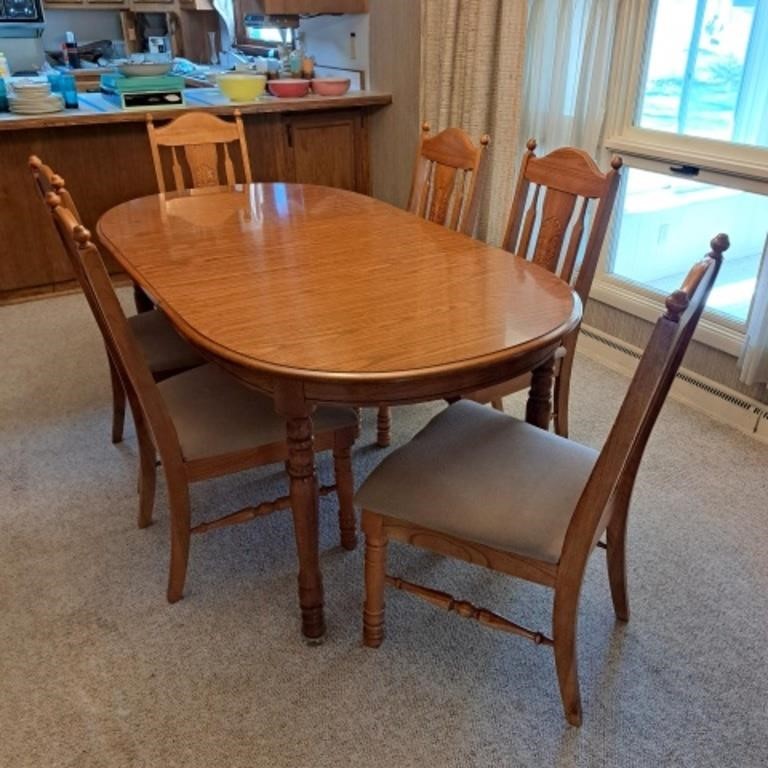 Broyhill MCM Dining Table & 6 Chairs