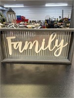 Family sign 17x8