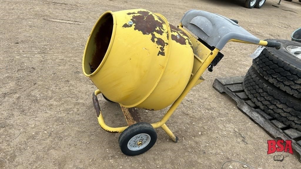 Small Gas Cement Mixer