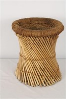 WICKER PLANT STAND