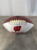 Ron Dayne signed Wisconsin Badger football with