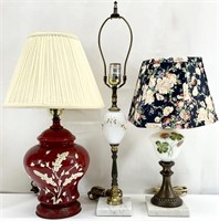 3pc Vintage Table Lamps