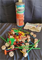 1972 Original Tinker Toy Construction Set