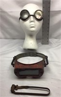 F11) GAS TORCH GOGGLES, GAS SPARK IGNITOR, 2 PAIRS