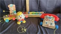 1960s Fisher Price Pull Behind Toys