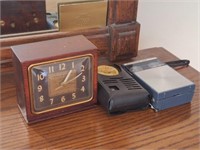 Vintage GE Alarm Clock, Transistor Radios