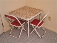 Child’s Metal Table & 2 Chairs