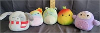 Lot of 5 5" Squishmallows