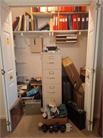 Nikon Camera, Metal Filing Cabinet, Luggage