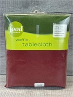 FOOD NETWORK COTTON WAFFLE TABLE CLOTH NOS