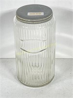 Glass Canister Jar with Zinc Lid