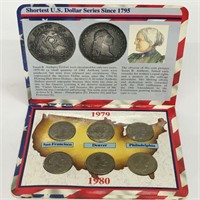 Complete 2 Year Uncirculated Set Susan B Anthony