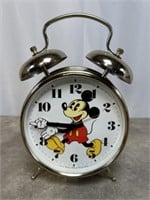 Walt Disney Mickey Mouse 2 bell alarm clock