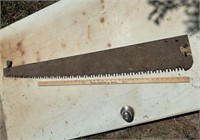 Vintage Crosscut Saw Blade, No Handle