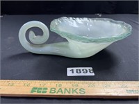 Art Glass Cornucopia Bowl