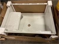 Sterling® 48" White Seated Shower Base