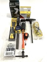 Assortment of New Tools Drivers, Lamp, & More