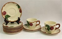 Franciscan Apple 2 Cups, 11 Saucers