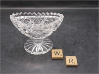 LOVELY CUT CRYSTAL TOOTH PICK HOLDER