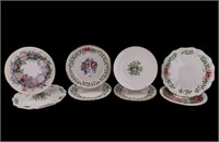Lenox Holly and Rose Patterned Plates (8)