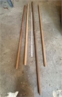 4 Assorted Length Dowel Rods