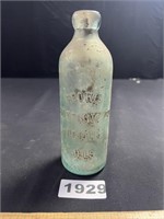 Antique Peoria Bottling Blob Top Bottle