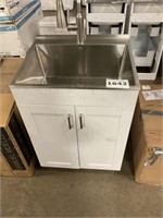 24" Freestanding Laundry Sink w/ Faucet