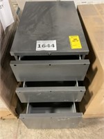 27"H x 15" W Filing Cabinet Gray