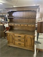 Maple china hutch