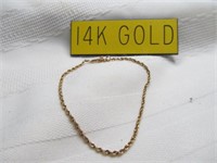 14k Gold 7" Rope Bracelet