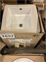 Porcher Porcelin Undermount Sink x 2pcs