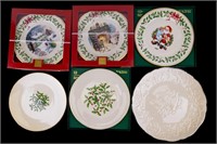 Lenox Holiday Themed Plates (6)