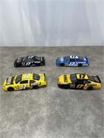 Die cast scale model NASCAR stock cars