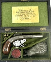Cased Gold Miners Percussion Pistol