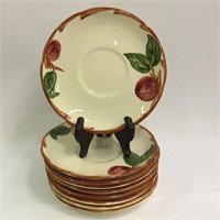 9 Franciscan Apple Saucers