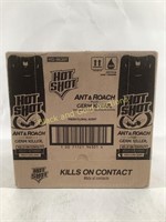 New (12) Cans of HOT SHOT Ant & Roach Germ Killer