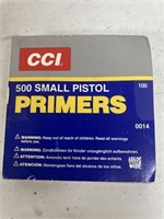 CCI small pistol primers