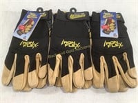 (3) New Pairs of Steiner IRONFLEX Ultimate Gloves