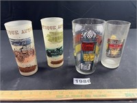 Antique Mixer (no top), Glasses, Candy Jar
