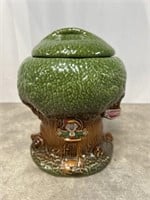 Vintage Keeblers Elf porcelain tree cookie jar