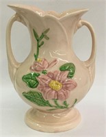 Hull Art Pottery Floral Double Handled Vase