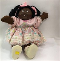 Black Fabric Girl Doll