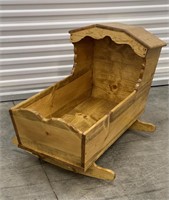 BABY CRADLE SOLID WOOD HAND CRAFTED