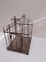 Decorative metal bird cage