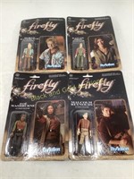 (4) New ReAction Firefly Figures