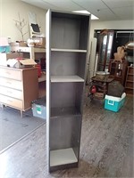 Wood shelving unit