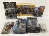 (10) New Various Characters Figurines & Cards