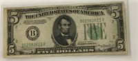 Federal Reserve Note, $5, Series Of 1934 A