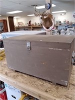 Heavy duty wood storage box